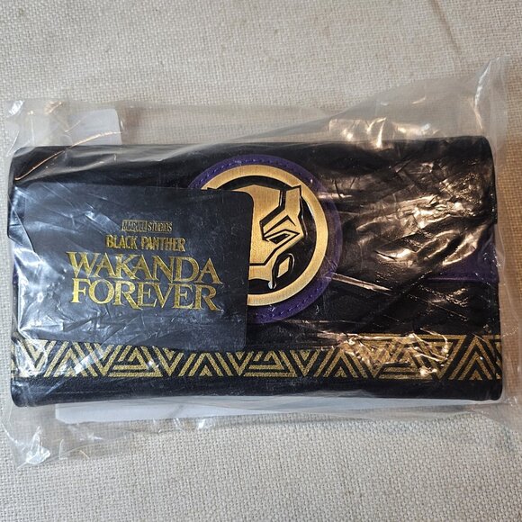 Marvel Black Panther Wakanda Forever Women's Bi-Fold Wallet - Picture 5 of 5